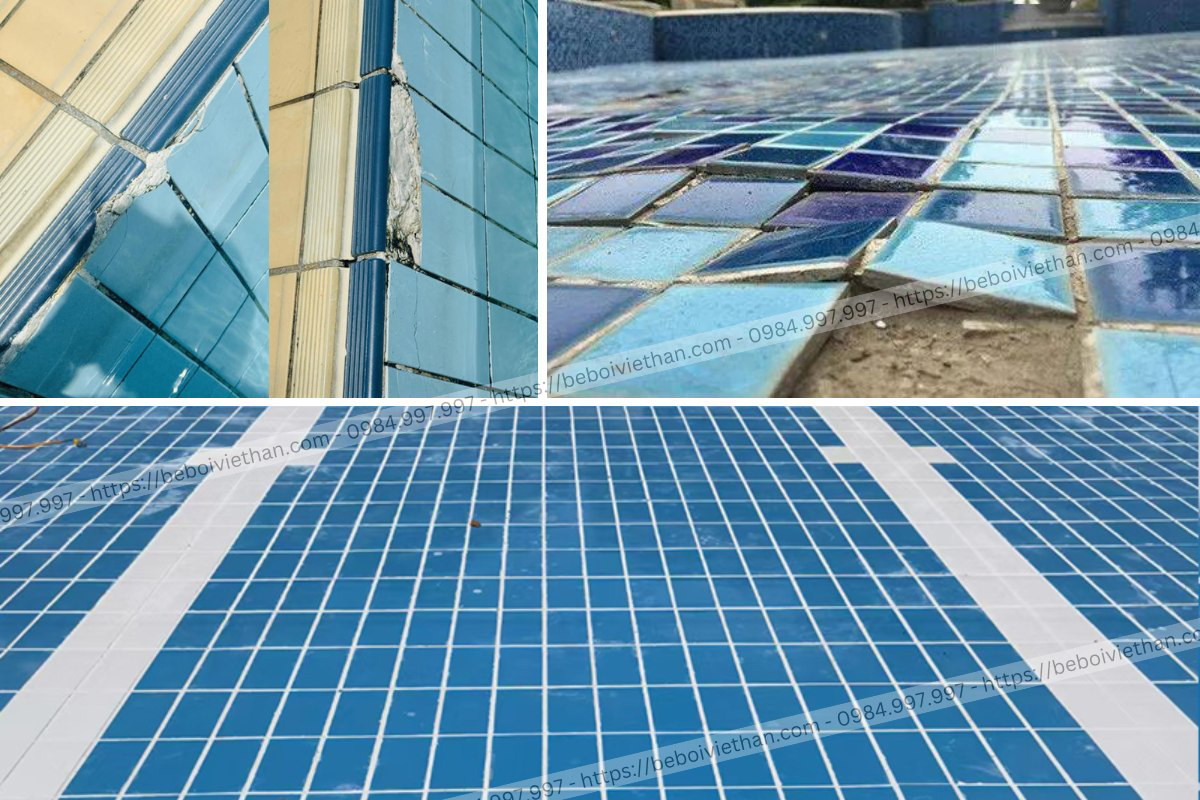 Sửa chữa và thay thế thiết bị bể bơi