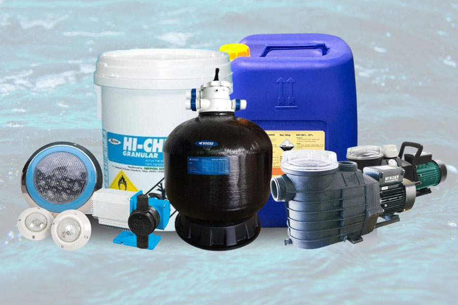 Lắp đặt phụ kiện bảo vệ bể bơi